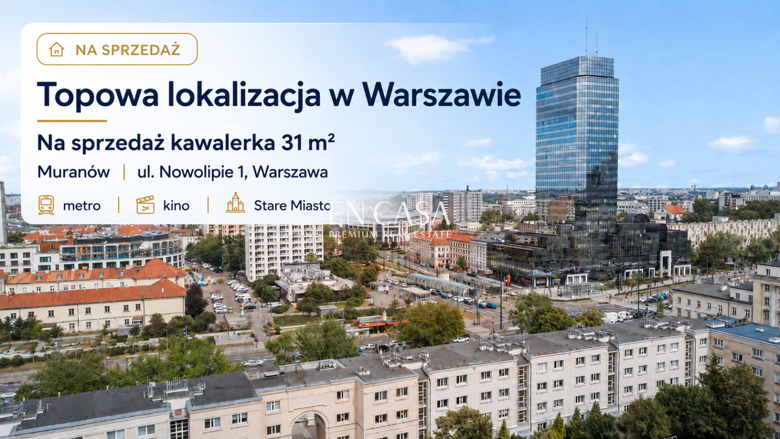 Apartment Sale Warszawa Śródmieście Nowolipie